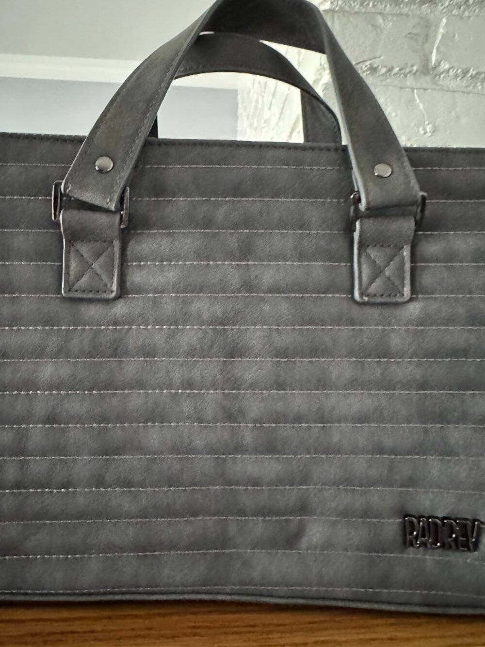 Rad Rev Boxy Tote in Stone
